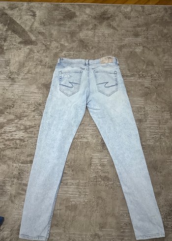 Buz mavisi Fit Denim Erkek Jean - Görsel 2