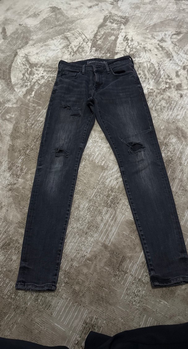 Gri Regular Fit Erkek Kot Pantolon - Görsel 2