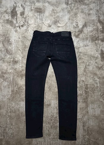 Siyah Erkek Denim Pantolon Detaylı - Görsel 2