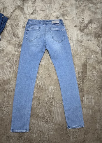 Erkek Gri Denim Jeans - Görsel 2
