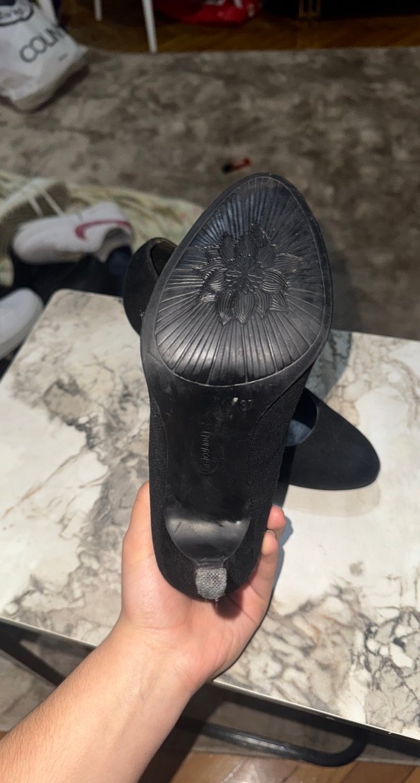 Klasik Siyah Topuklu Kadın Ayakkabı - Görsel 3