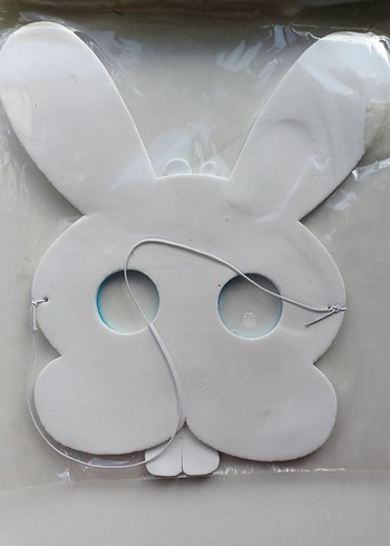 Renkli Tavşan Temalı Eva Maske - Görsel 4