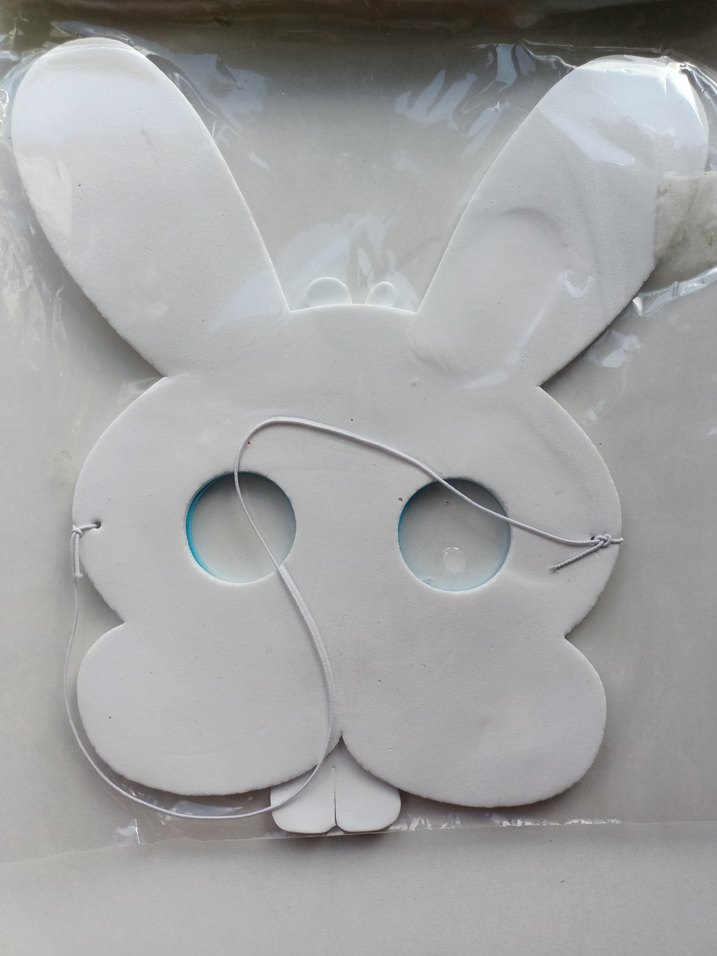 Renkli Tavşan Temalı Eva Maske - Görsel 4