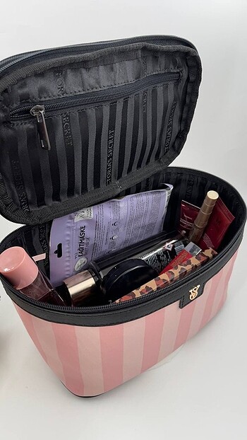  Beden pembe Renk Victoria Secret Makyaj Çantası