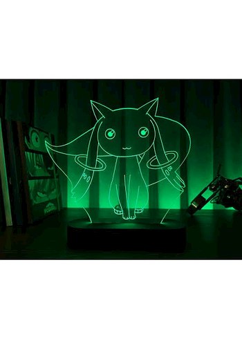 Madoka Magica || Kyubey Led Işıklı Lamba - Görsel 3