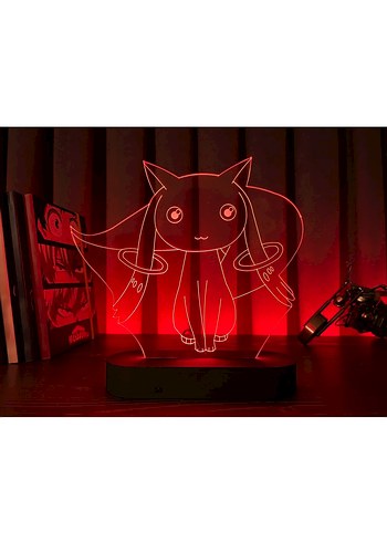 Madoka Magica || Kyubey Led Işıklı Lamba - Görsel 2
