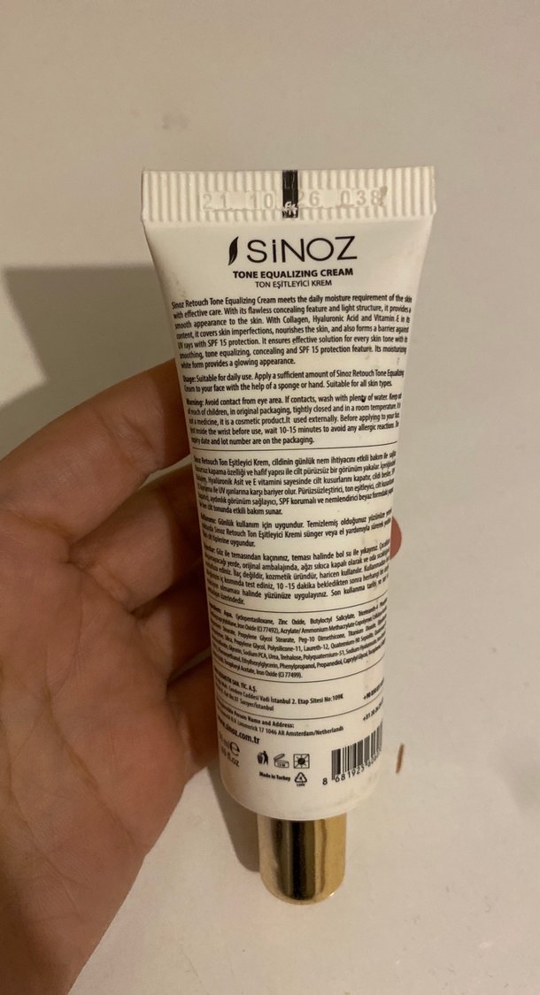 Sinoz Retouch Ton Eşitleyici Krem SPF 15 - Görsel 2