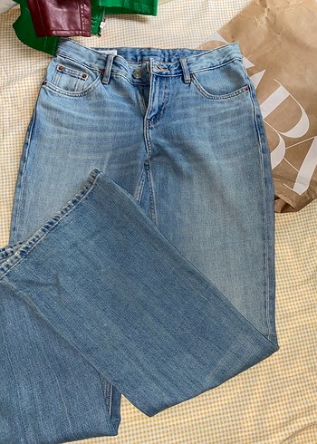 Zara Kadın çan paça jean - Görsel 6