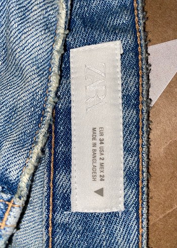 Zara Kadın çan paça jean - Görsel 2