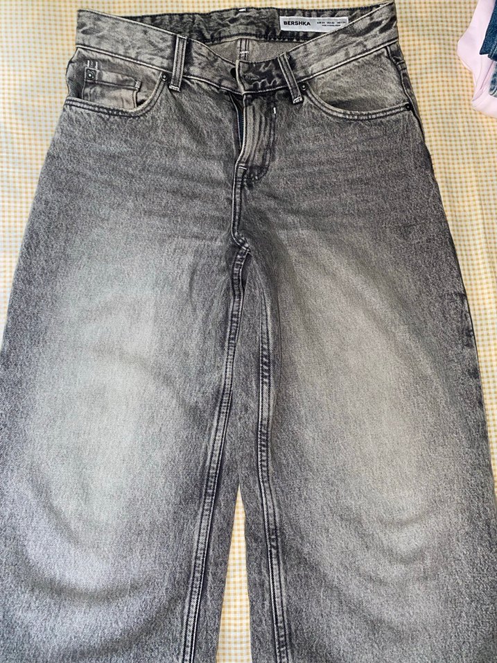 Bershka gri jean - Görsel 4