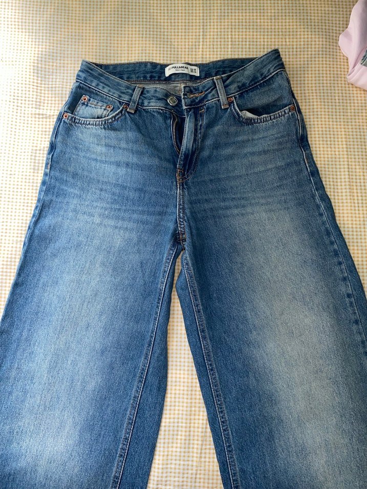 Pull and Bear mavi jean - Görsel 4