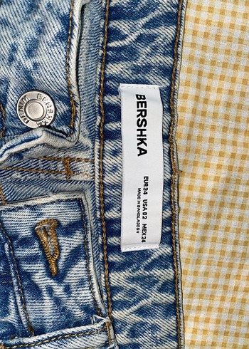 Bershka kadın mavi jean - Görsel 2