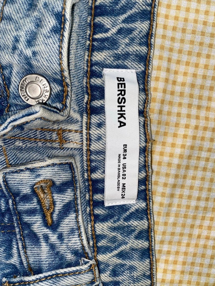 Bershka kadın mavi jean - Görsel 2