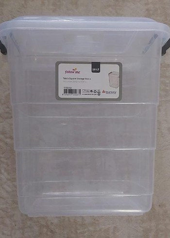 Gri Kilitli Gıda Saklama Kabı - Görsel 2