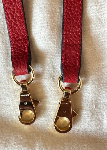 Hermes Marka Orjinal Bordo Deri Tokalı Kadın Çanta Kemer - Görsel 5