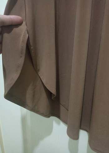 46 Beden kahverengi Renk afili sandy tunik