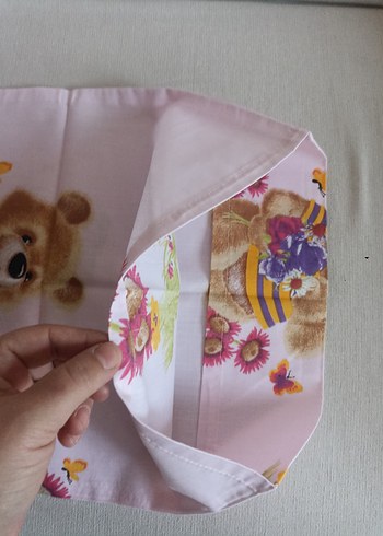 Pembe Ayıcık Desenli bebek nevresim takımı - Görsel 7