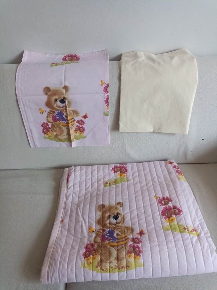 Pembe Ayıcık Desenli bebek nevresim takımı - Görsel 2