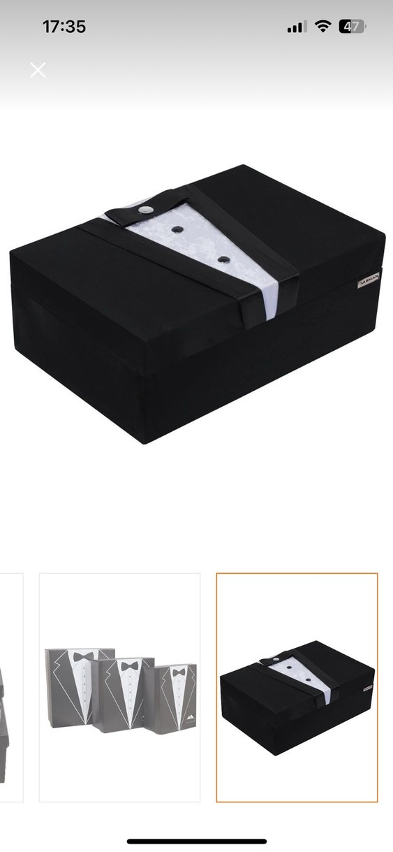 Damat Takım Elbise Desenli Hediye Kutuları - Görsel 2