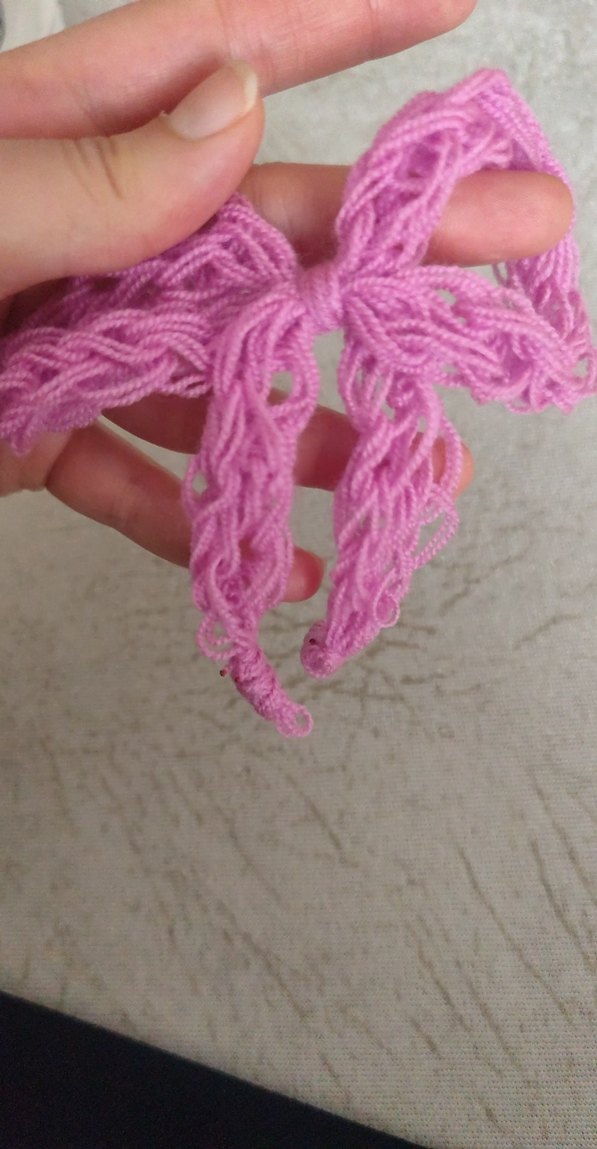 Pembe Örgü Çanta Charmı Çanta Aksesuarı - Görsel 4