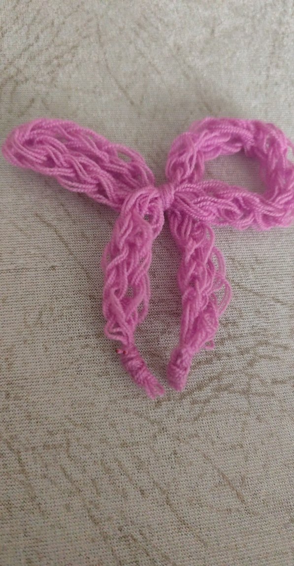 Pembe Örgü Çanta Charmı Çanta Aksesuarı - Görsel 2