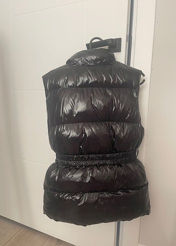 Kemerli Siyah Mini Şişme Yelek gusto - Görsel 3