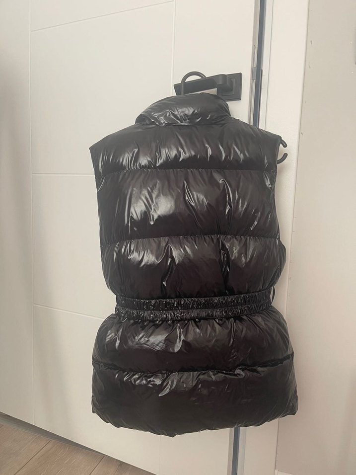 Kemerli Siyah Mini Şişme Yelek gusto - Görsel 3