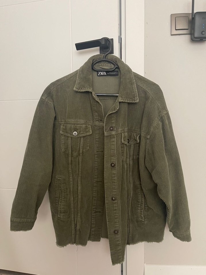 Zara Düğmeli Kadın Kadife Ceket - Görsel 2