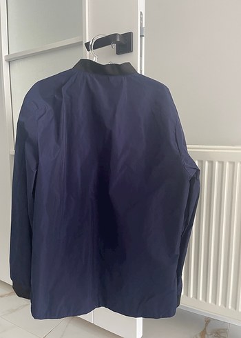 Erkek Lacivert Fermuarlı Yağmurluk - Görsel 4