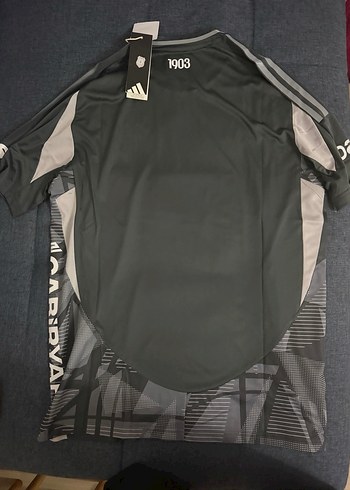 Beşiktaş Gri Erkek Spor Forması Velcro Detaylı - Görsel 2