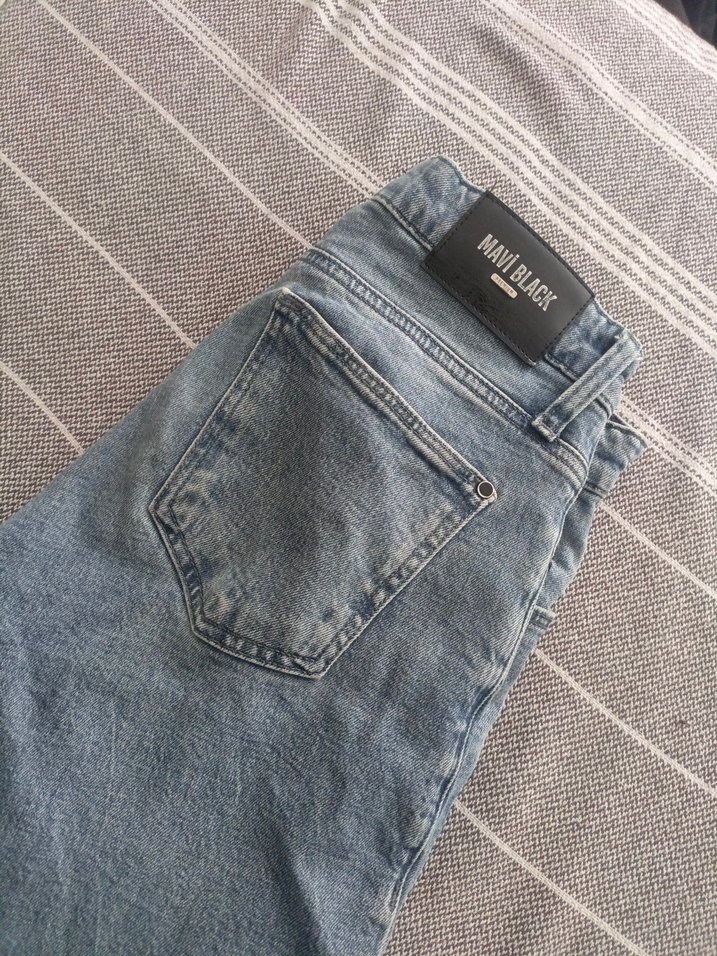 mavi black erkek kot pantolonu orta paça - Görsel 2