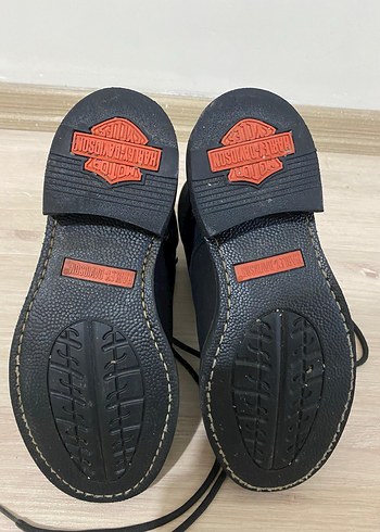 Siyah Deri Harley-Davidson Biker Bot - Görsel 4