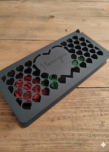 Ahşap Kutulu Hediyelik Gül - Görsel 3