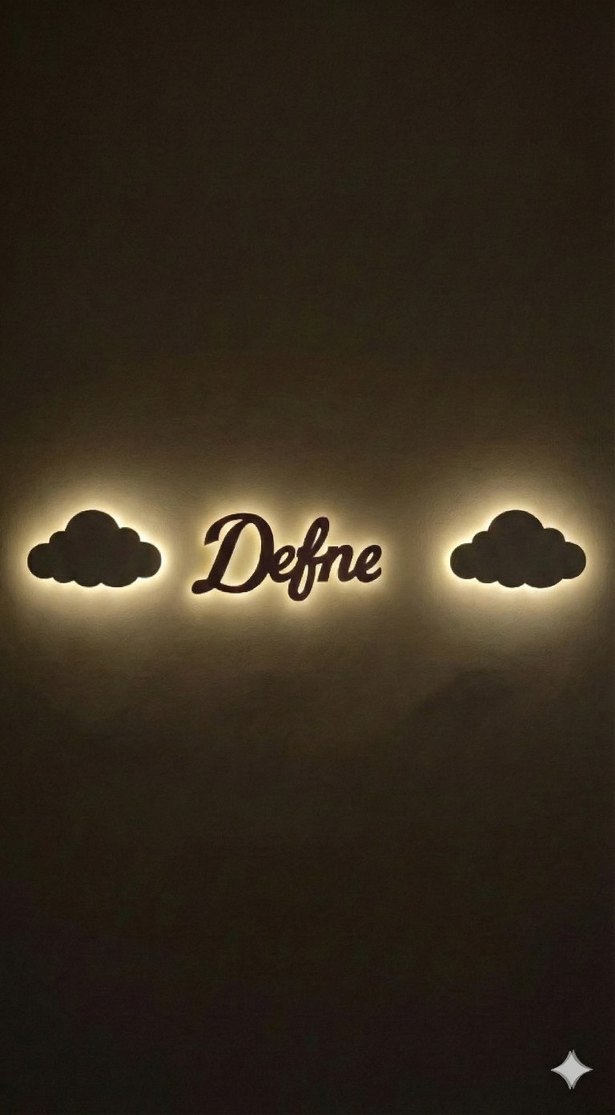 Ahşap isimli duvar dekoru - Görsel 3