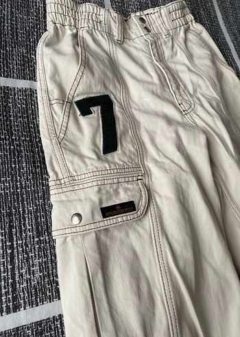 Erkek kirli Beyaz desenli pantolon - Görsel 3