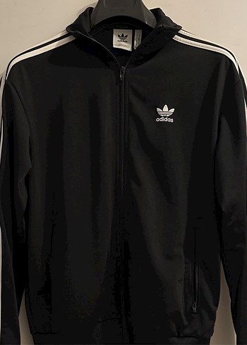 adidas Siyah Fermuarlı Spor Ceket - Görsel 2