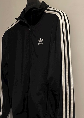 adidas Siyah Fermuarlı Spor Ceket - Görsel 3