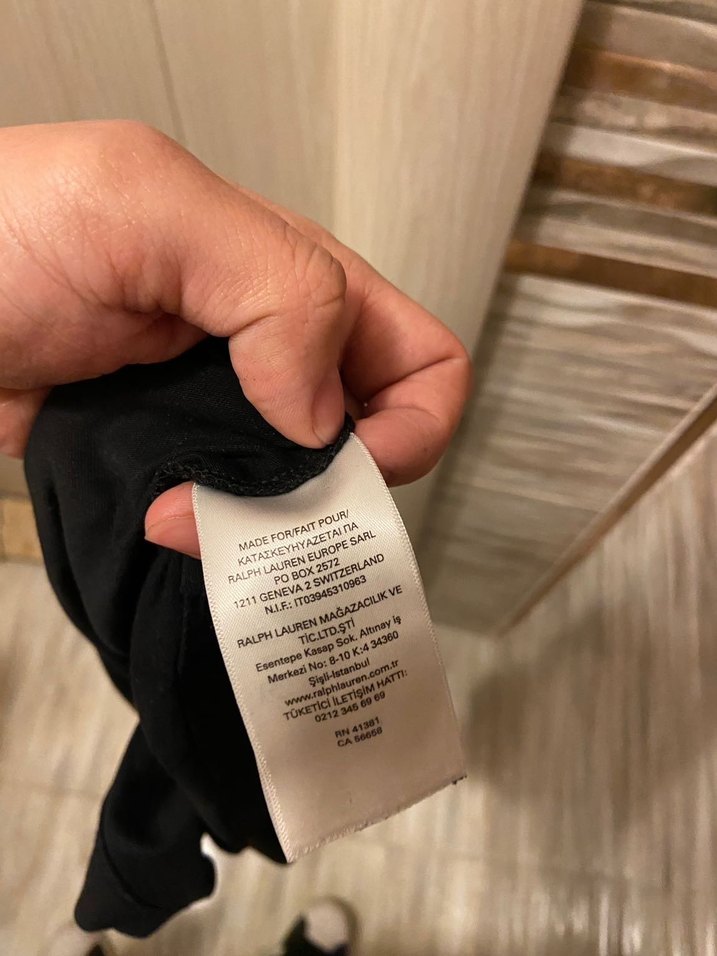 Polo Ralph Lauren Siyah Erkek Kısa Kollu Tişört - Görsel 5