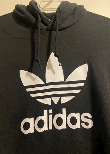 Adidas Siyah Kapüşonlu Sweatshirt - Görsel 3