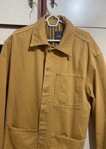 Koton Düğmeli Kahverengi Midi Erkek Gömlek - Görsel 2