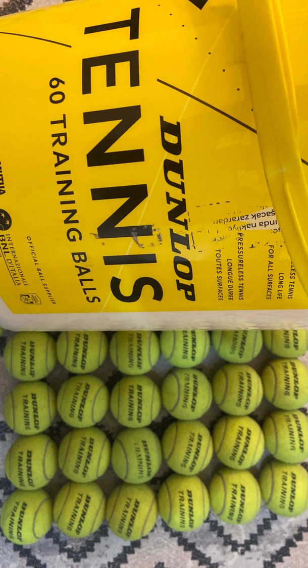 Tane 40 DUNLOP antrenman Topu 52 adet - Görsel 2