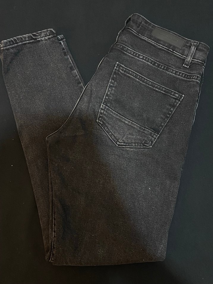 KOTON 29/30 Gri Erkek Dar Paça Denim Jean - Görsel 2