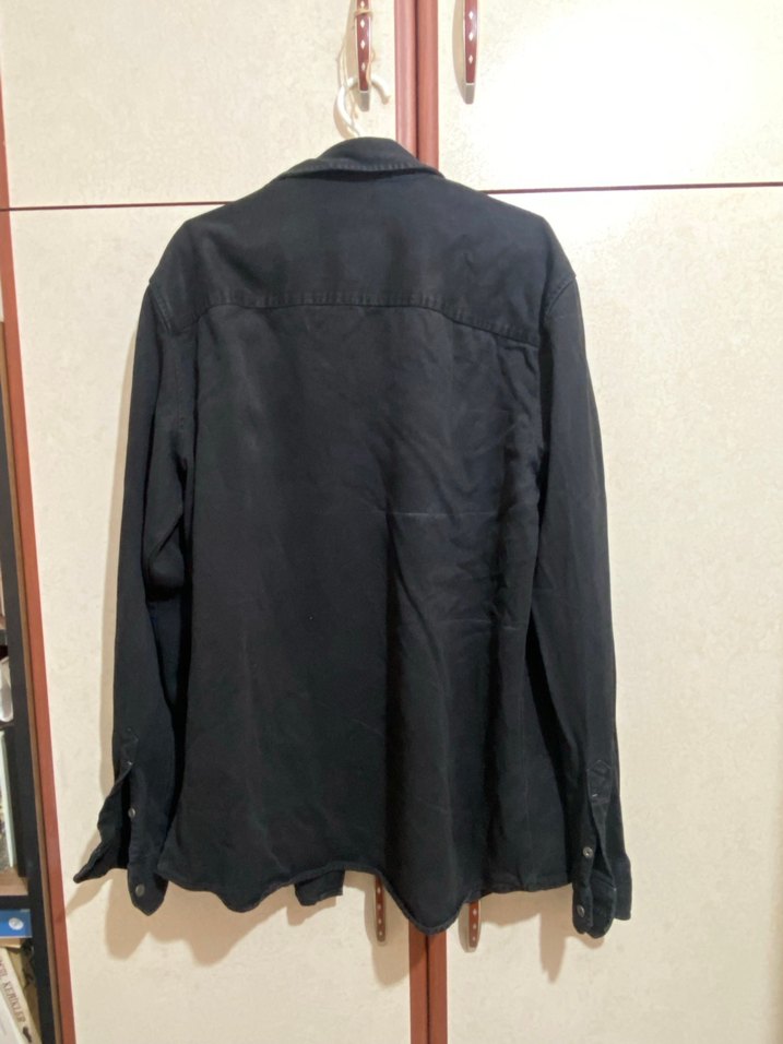 Mavi Marka Siyah Düğmeli Erkek Denim Gömlek - Görsel 3