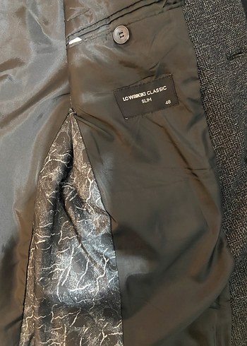 Gri Erkek Düğmeli Ceket - Görsel 2