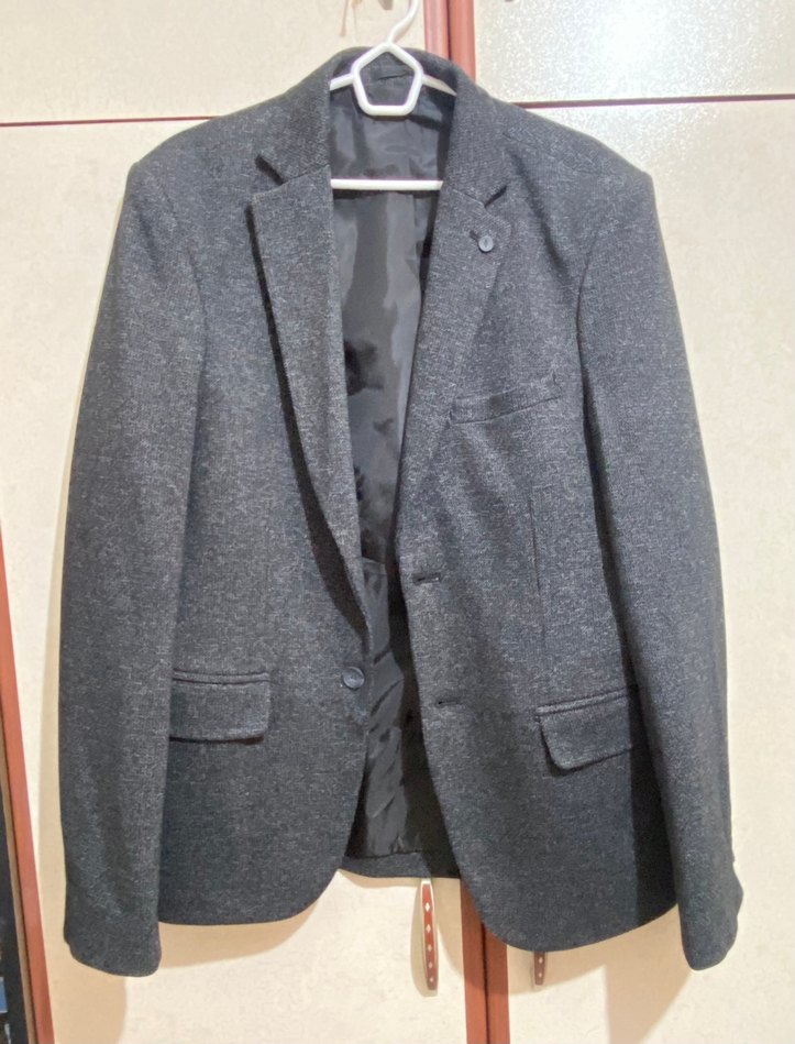 Gri Erkek Düğmeli Ceket - Görsel 3