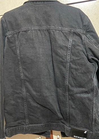 MAVİ Erkek Siyah Düğmeli Kot Ceket - Görsel 6