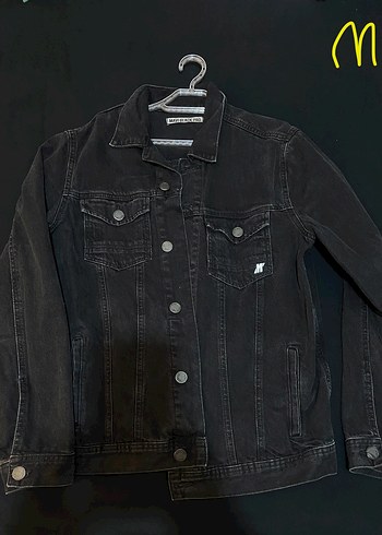 MAVİ Erkek Siyah Düğmeli Kot Ceket - Görsel 4