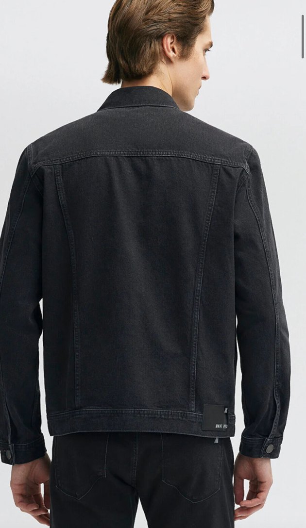 MAVİ Erkek Siyah Düğmeli Kot Ceket - Görsel 2