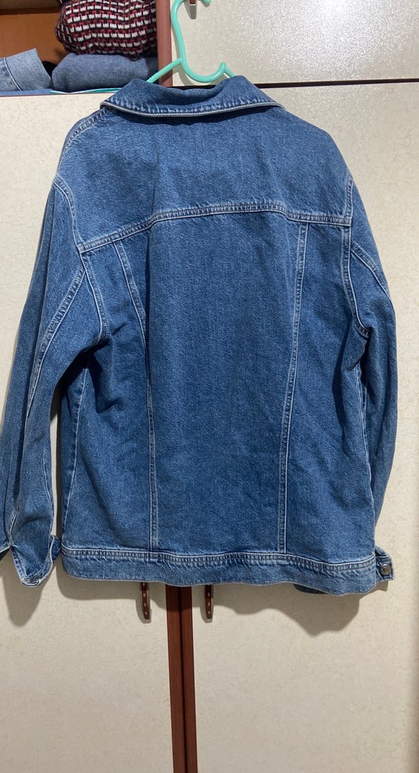 Düğmeli Mavi Denim Erkek Ceket - Görsel 2