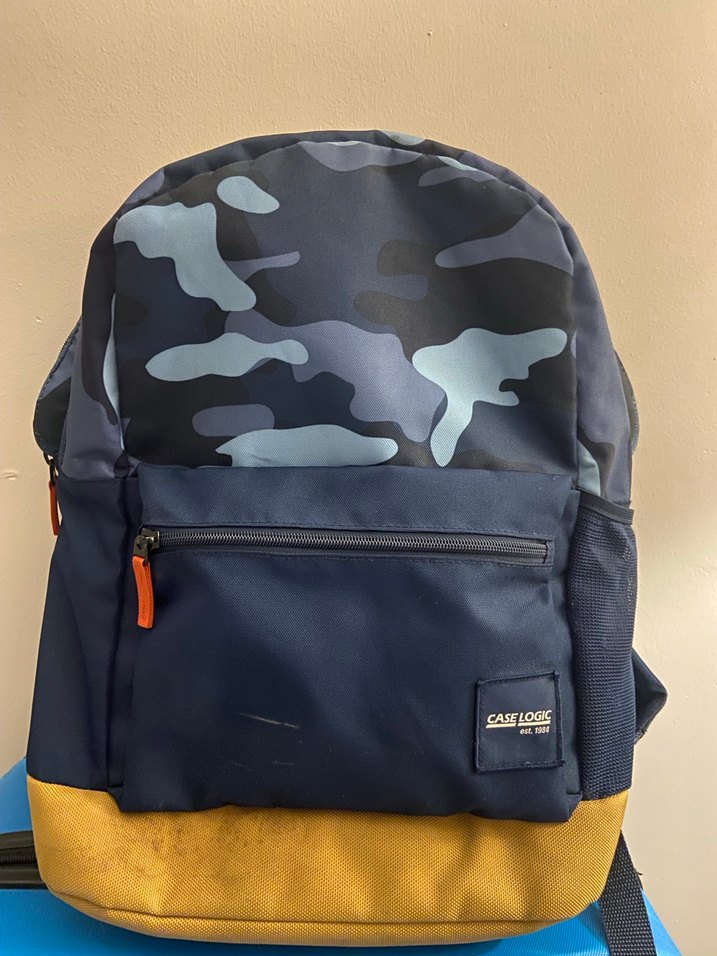 CASELOGİC Erkek Lacivert Kamuflaj Sırt Çantası - Görsel 4